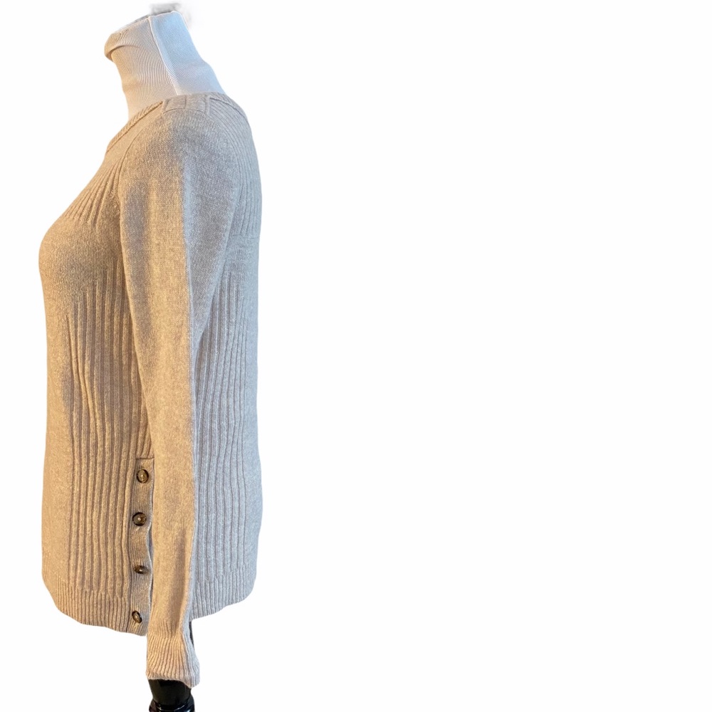 34-Madewell Pinewood Pullover Sweater in Natural XS - Picture 4 of 7